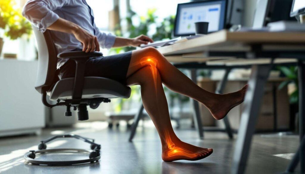 Acht uur zitten op kantoor: dit doet het echt met je beenspieren volgens onderzoek